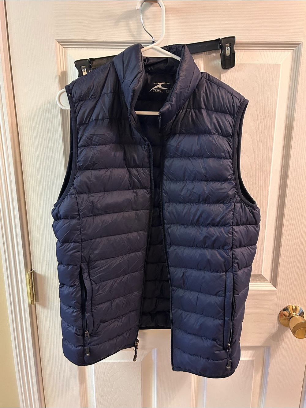 Navy Quilted Puffer Vest